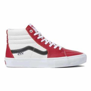 Vans Skate Hi Sport Leather (Red Chili Pepper/White). Brand New. Wmns Sz: 8 & 10